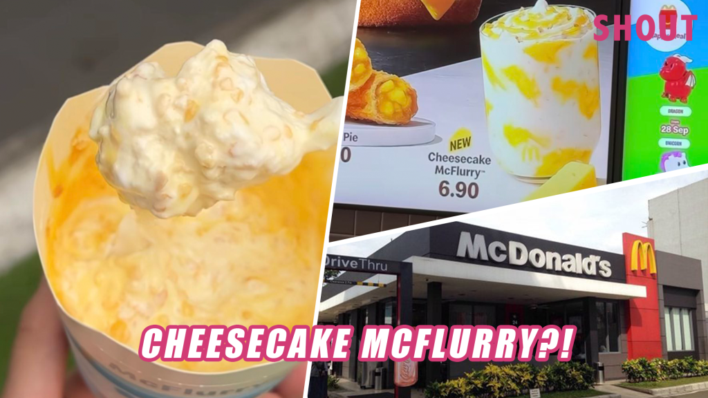 NEW CHEESECAKE MCFLURRY AT MCDONALDS MALAYSIA FOR SGD 2 Shout