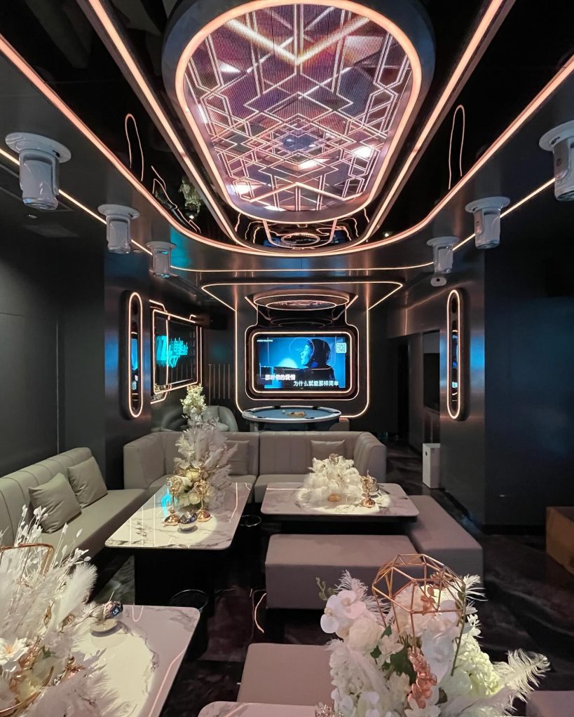 Z Ktv Futuristic Space Themed Karaoke Studio With Private Rooms