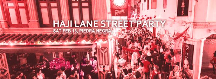 haji lane street party