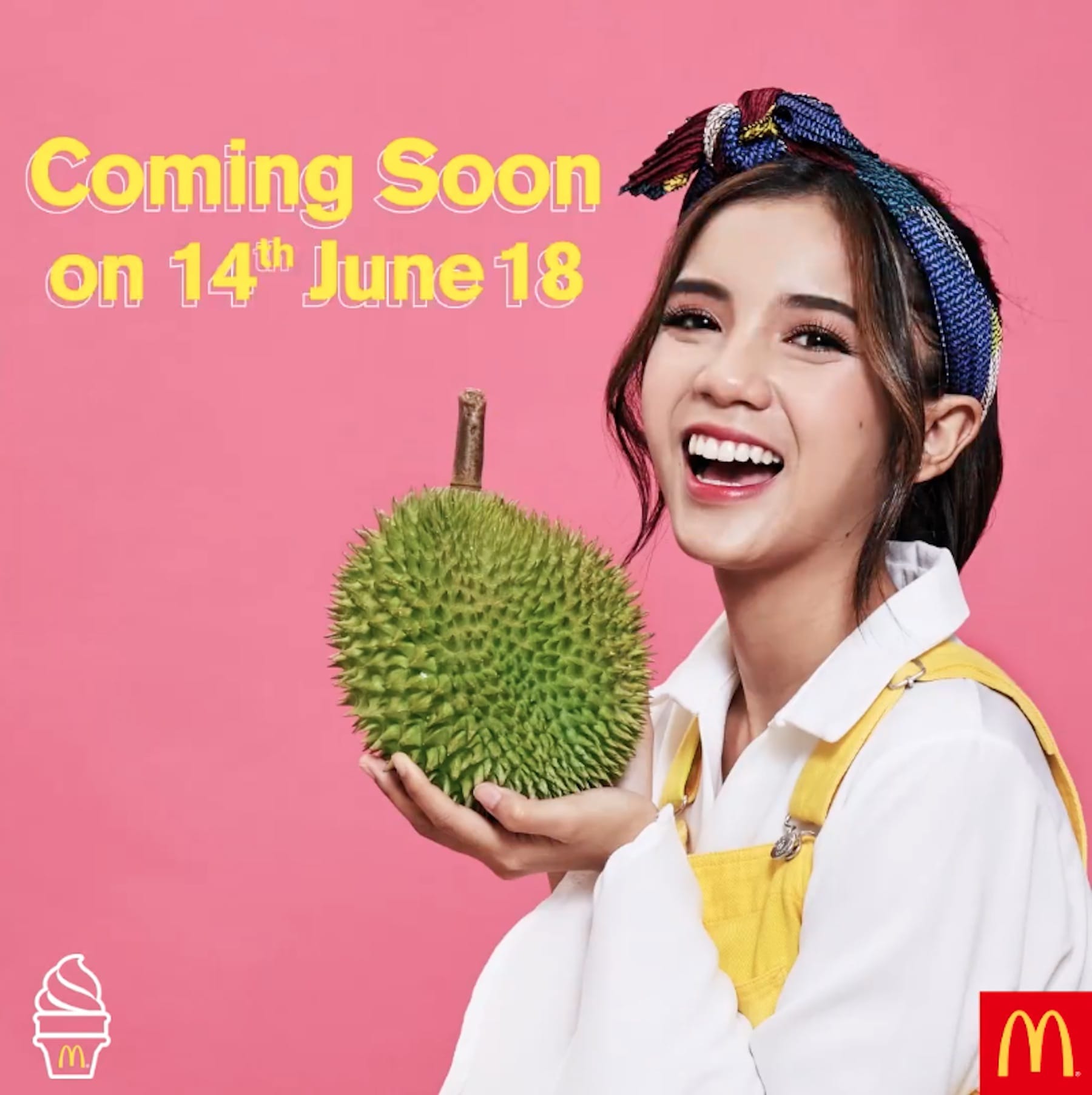 Malaysia McDonalds D24 Durian Ice Cream 2