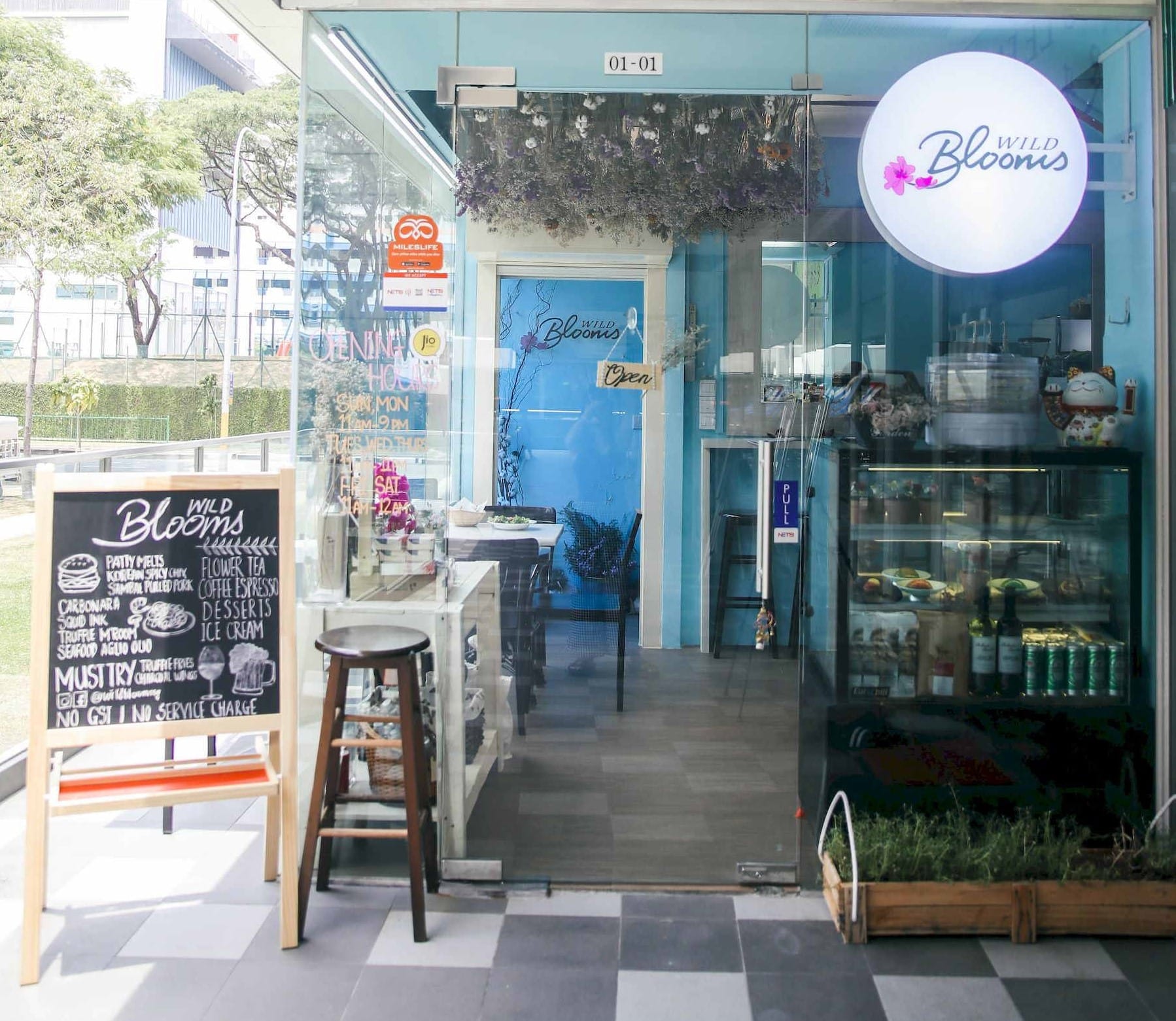 New Floral Themed Cafe Wild Blooms Serves Pretty Floral Desserts And 