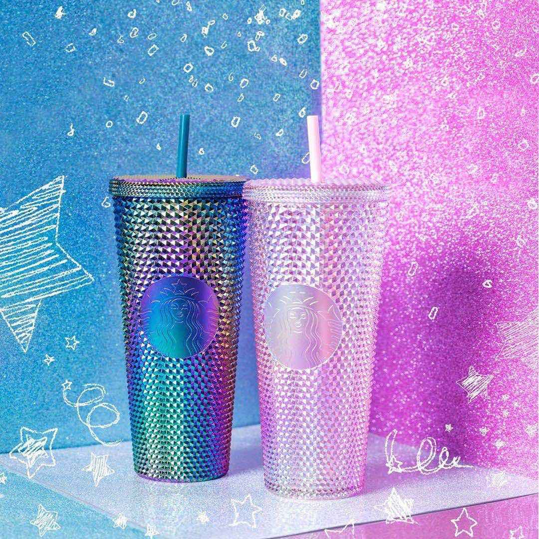 New Holographic Studded Cold Cups Starbucks Keeps Your Drinks Cold for 8 Hours! Shout