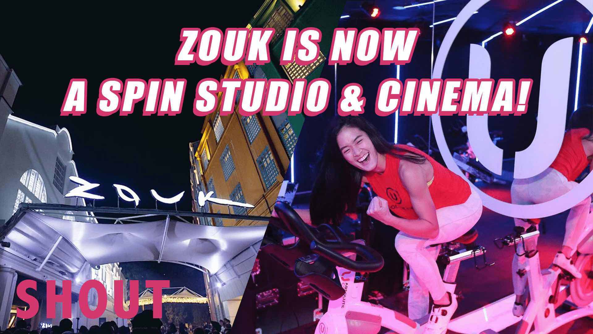 Zouk Nightclub Is Now A Spin Studio by Day Cinema at Night Shout