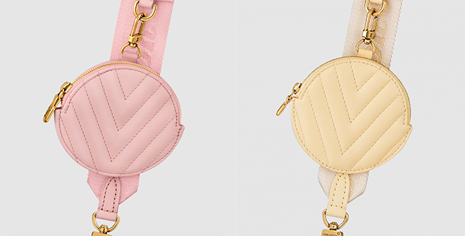 Louis Vuitton Multi-pochette New Wave Leather Crossbody Bag In Pink
