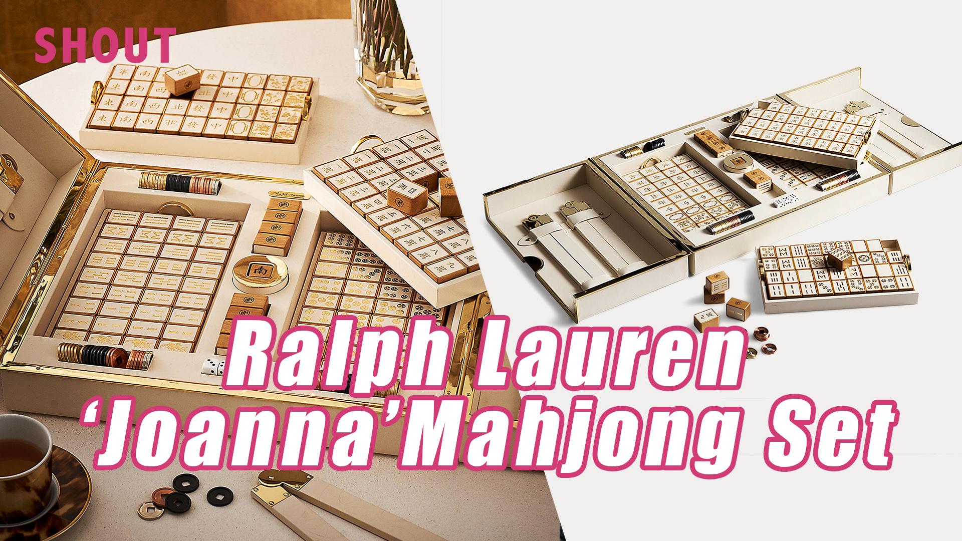 Ralph Lauren Home Mahjong Set Mahjong Tiles Rare From Japan