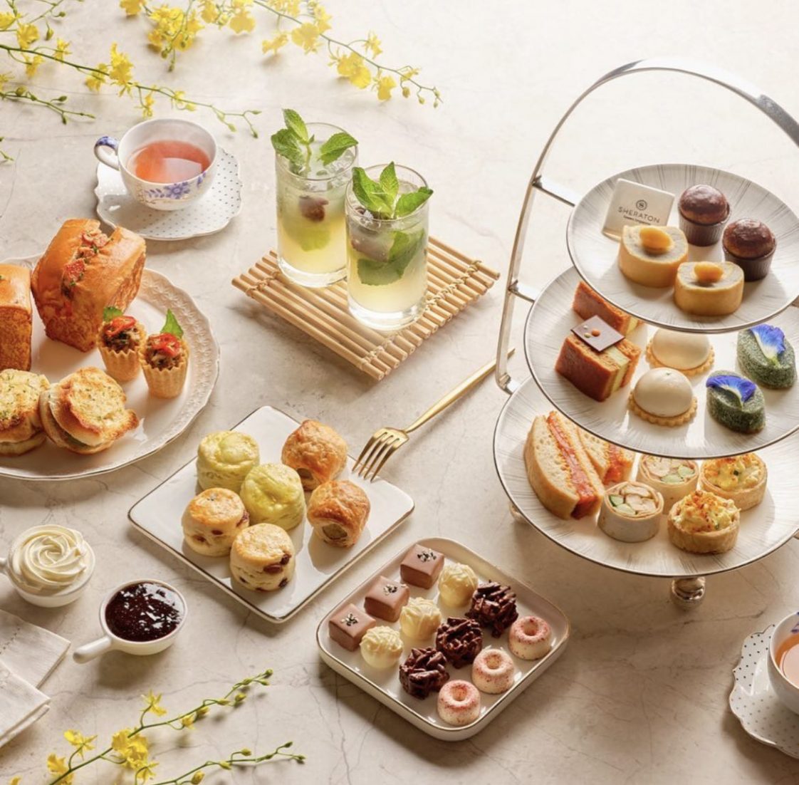 1-FOR-1 AFTERNOON TEA AT SHERATON TOWERS FOR $40++ - Shout