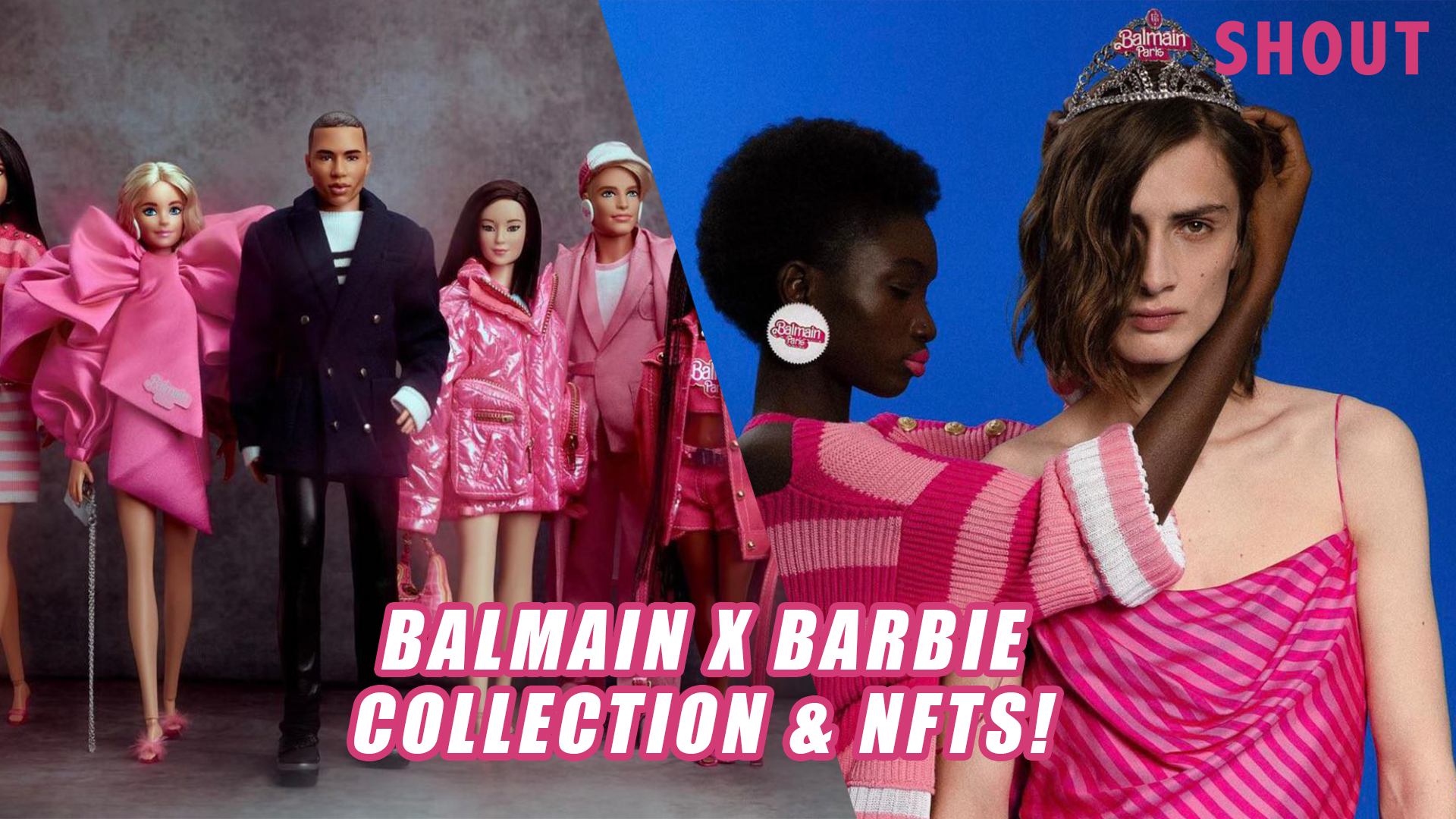 Balmain Links With Barbie for New Collection and NFT Series