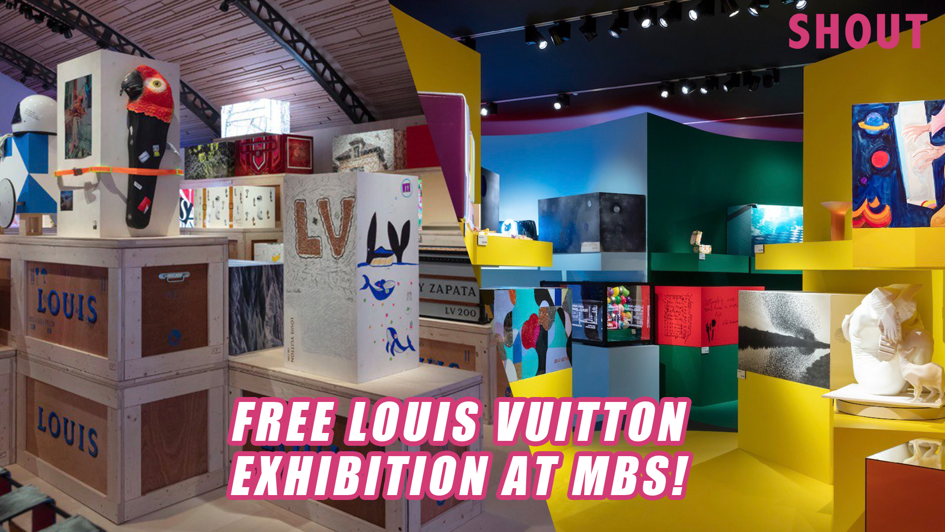FREE LOUIS VUITTON TRUNKS EXHIBITION WITH BTS, SUPREME, LEGO