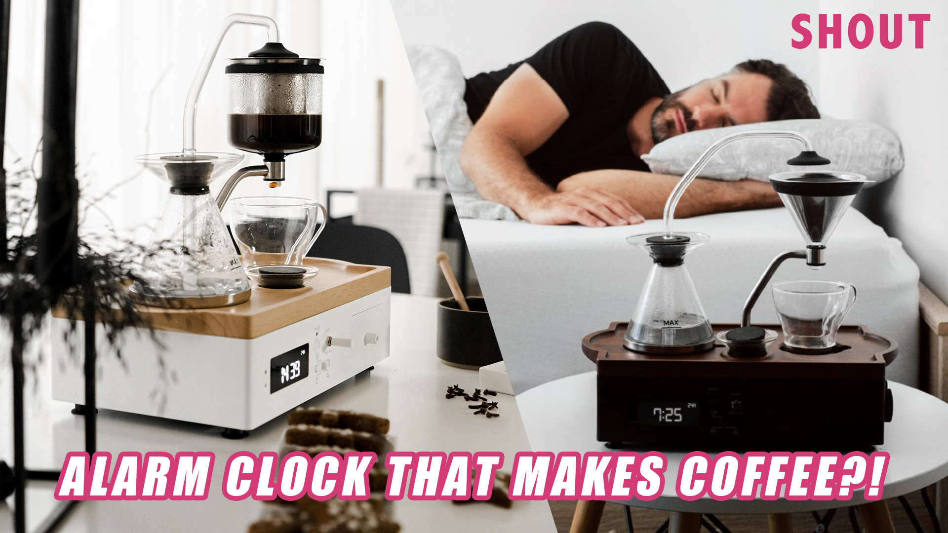 This new alarm clock prepares coffee (and tea) Joy Resolve