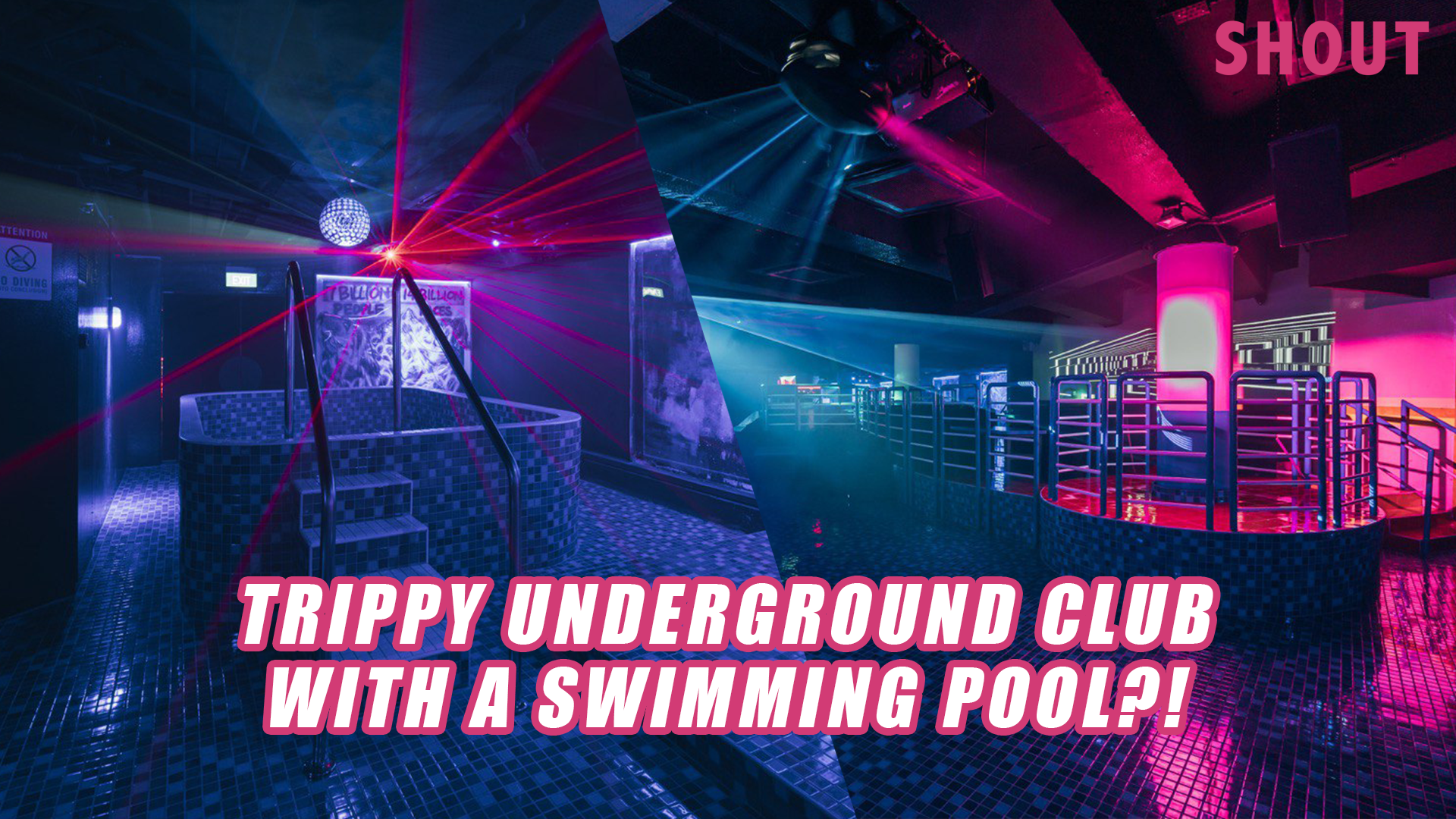 LARGEST 2-STOREY HIDDEN UNDERGROUND CLUB IN ORCHARD WITH “SWIMMING POOL” &  SALT ROOM! – Shout