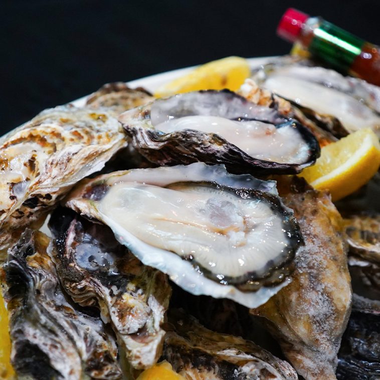 UNLIMITED OYSTER BUFFET WITH TORCHED MENTAIKO & TRUFFLE SAUCE AT 42