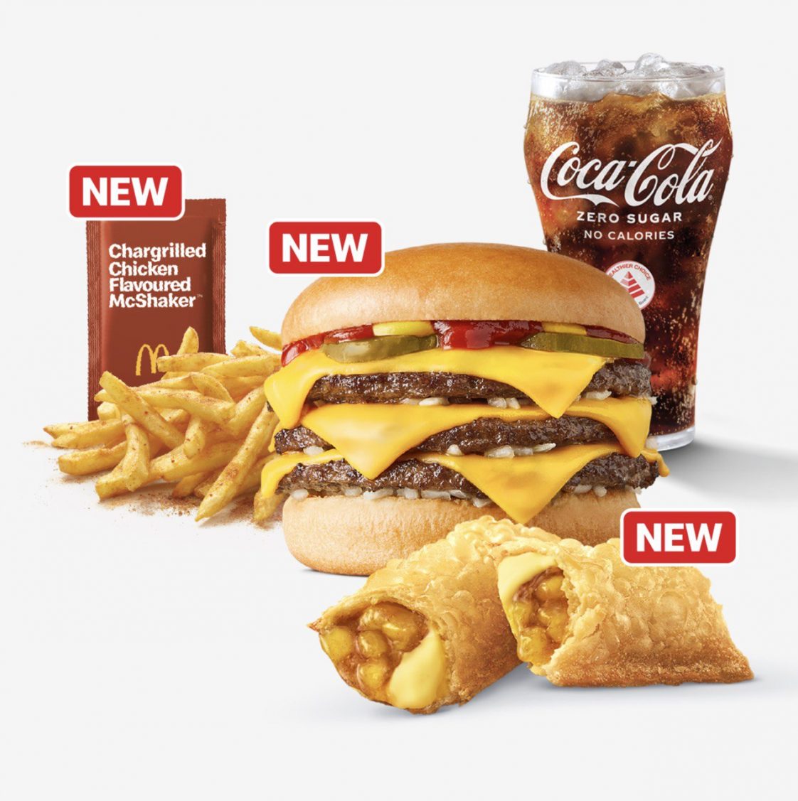 MCDONALD’S LAUNCHES NEW LIMITED-TIME TRIPLE CHEESEBURGER, APPLE CUSTARD ...