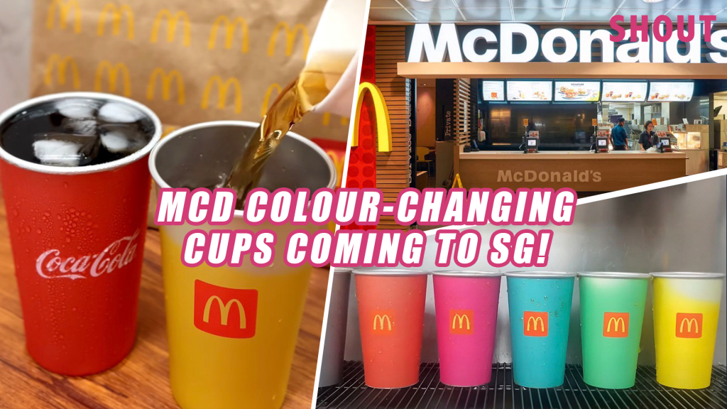 VIRAL COLOURCHANGING MCDONALD’S COLD CUPS COMING TO SINGAPORE! Shout